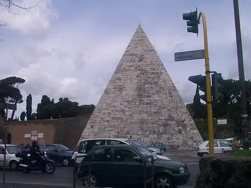 Pyramid of Cestius (inside visits)